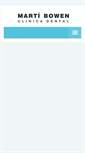 Mobile Screenshot of clinicadentalmartibowen.com